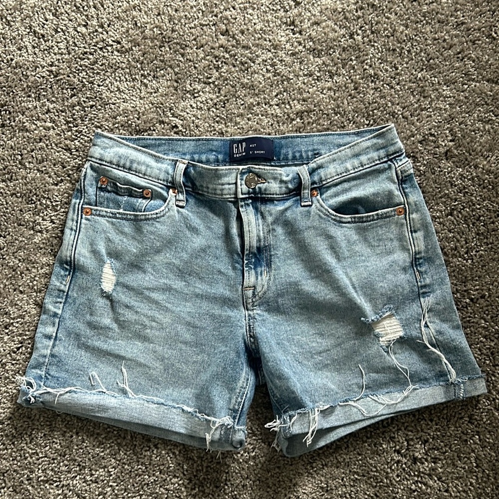 Denim shorts